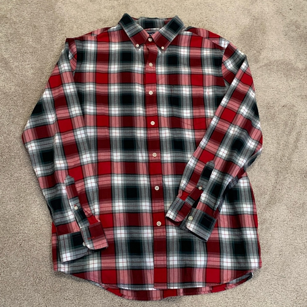 Men’s Holiday Plaid Button Down Shirt by CHAPS by Ralph Lauren